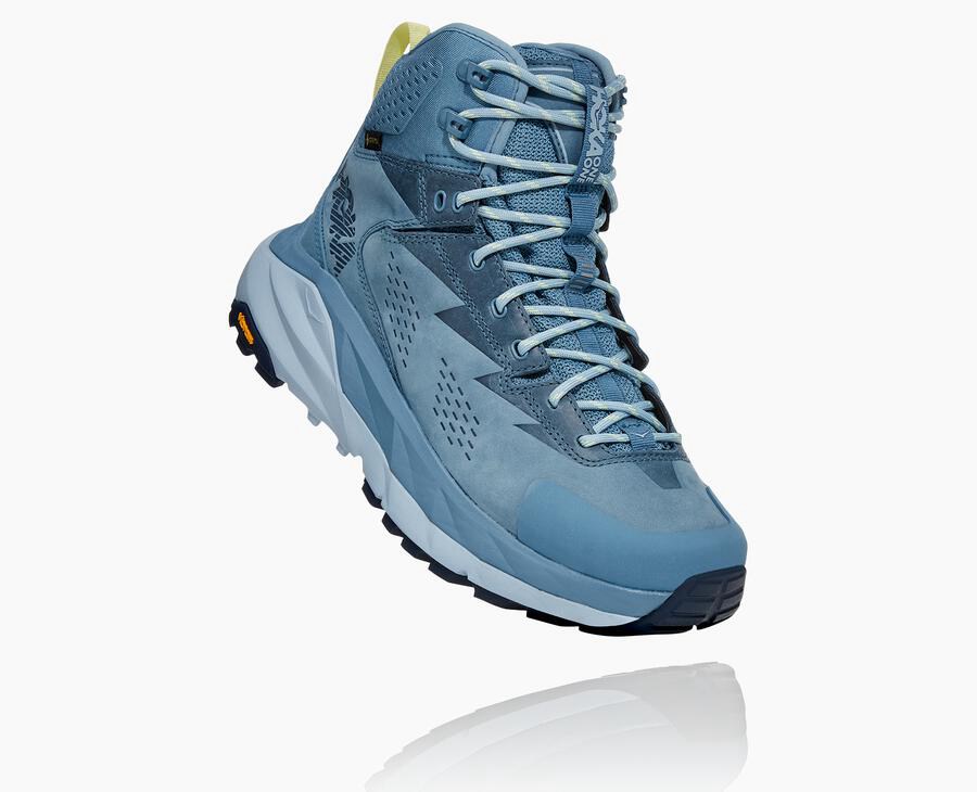 Botas De Montaña Hoka One One Mujer Azules - Kaha Gore-Tex - HOSM05764